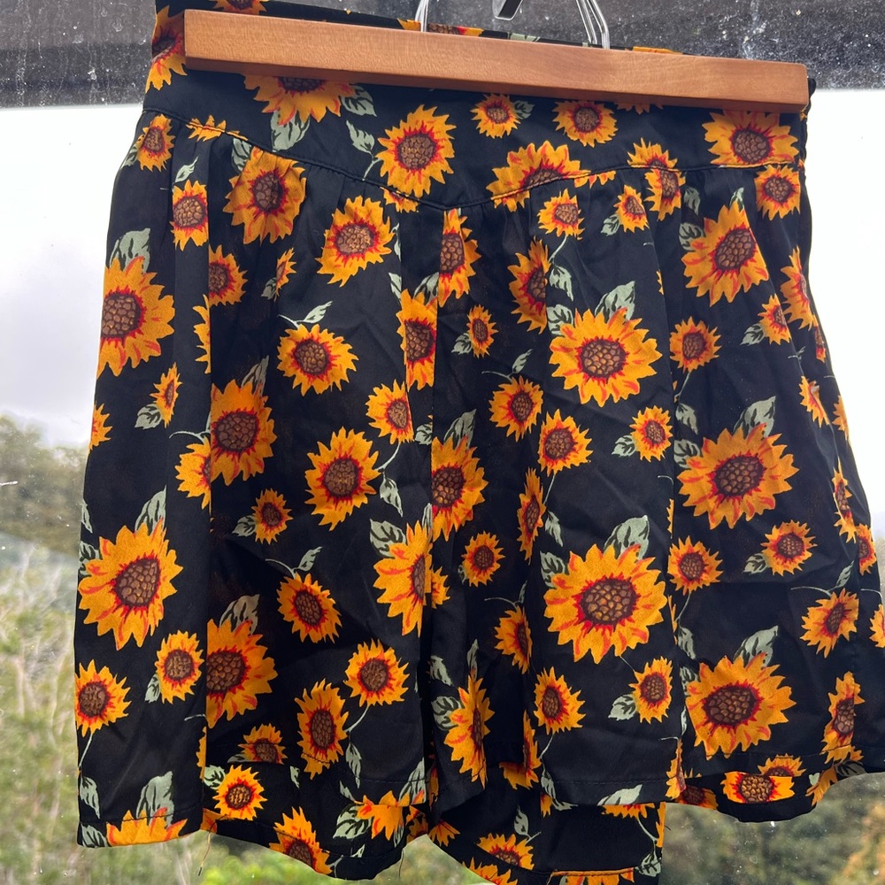 My favorite sunflower shorts